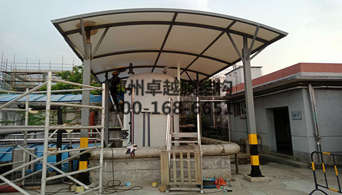 浙江衢州啤酒廠膜結(jié)構罩棚