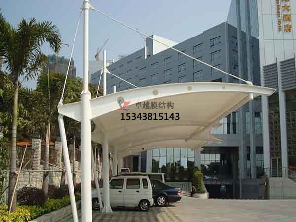 益陽市膜結(jié)構(gòu)雨棚設計施工案例