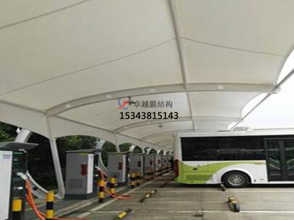 六安膜結(jié)構(gòu)充電樁車(chē)棚【遮陽(yáng)棚廠家】